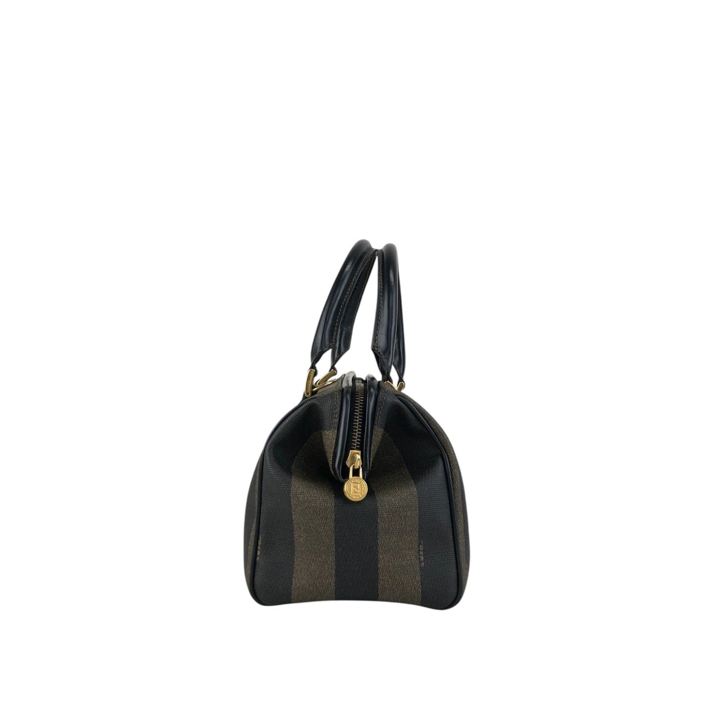 FENDI Pecan Two-way Small Boston bag Shoulder bag Brown Vintage fw8ie6