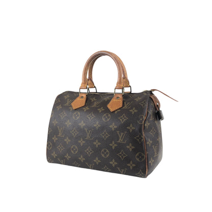 LOUIS VUITTON Monogram Small Boston bag Handbag Brown Vintage 7ppyum
