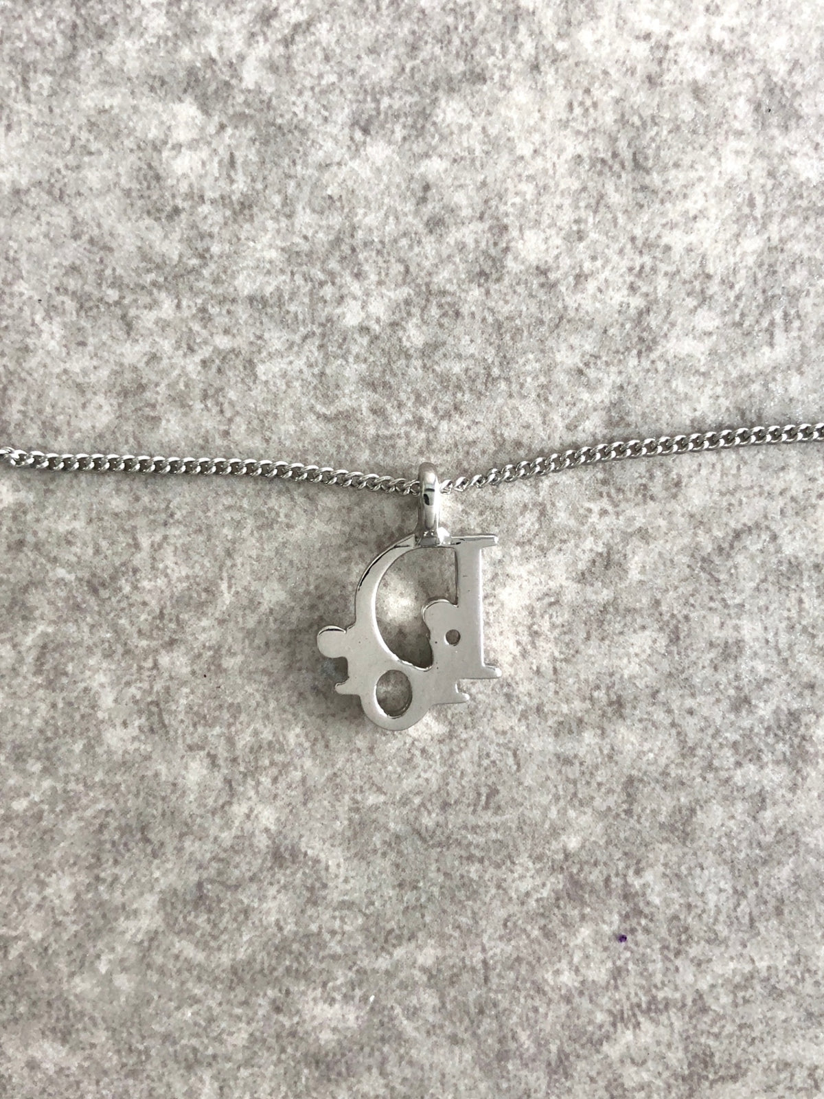 Christian Dior Logo Motif Bracelet Silver Vintage dcipgd