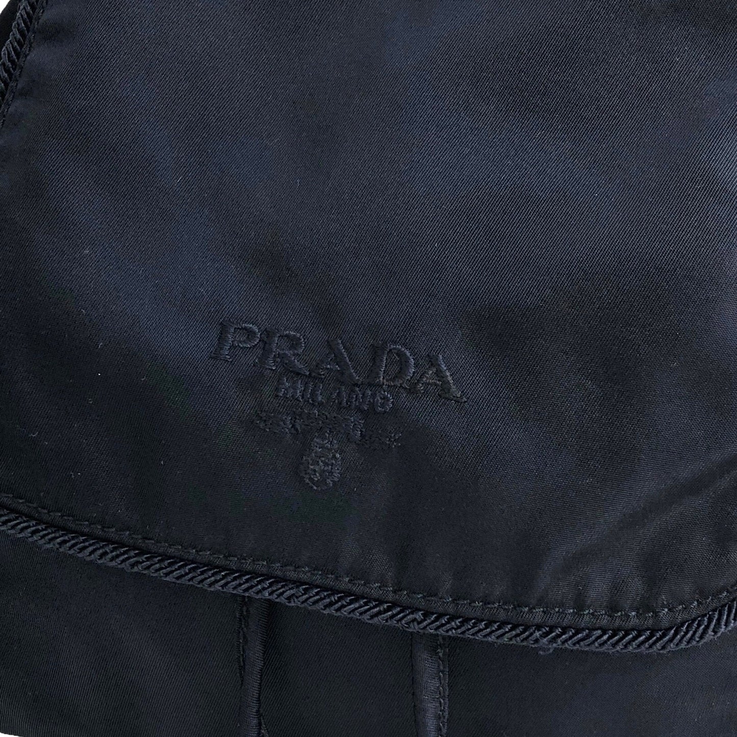 PRADA Logo Backpack Navy Vintage cd8bkb