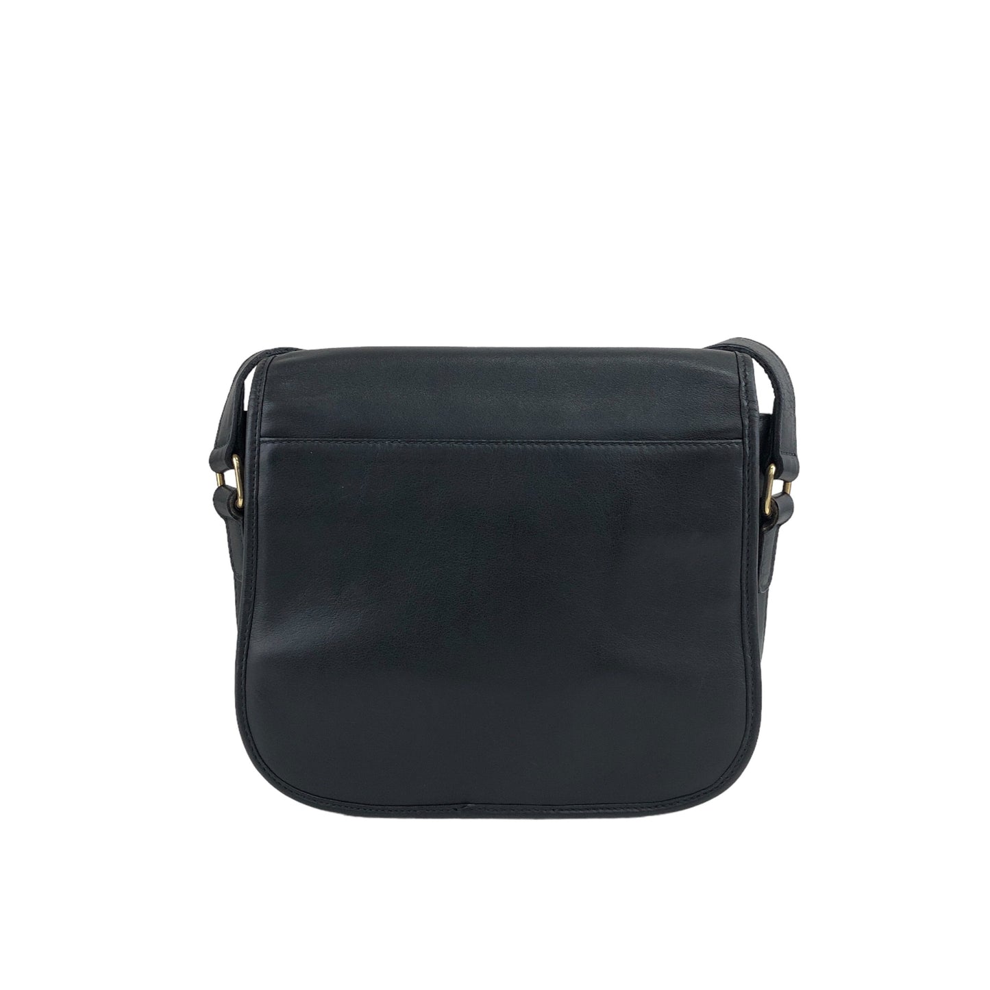 CELINE Blason Flap Shoulder bag Black Vintage xtipur