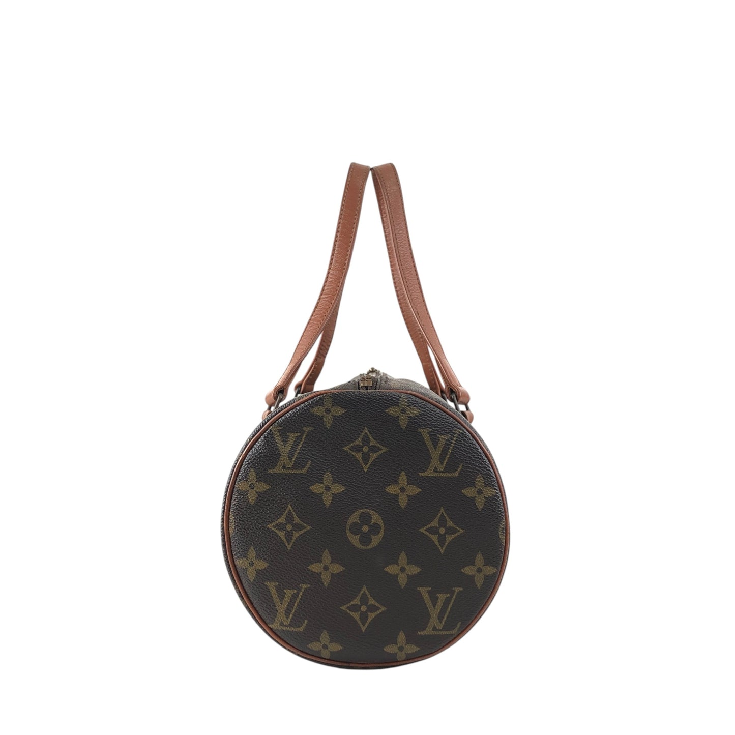 LOUIS VUITTON Monogram Handbag Brown Vintage efphw4