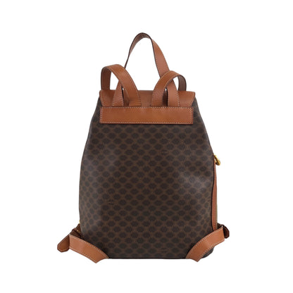 CELINE Macadam Backpack Brown Vintage pf7fri