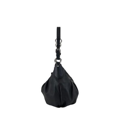 PRADA Logo Shoulder bag Black Vintage en8d2i