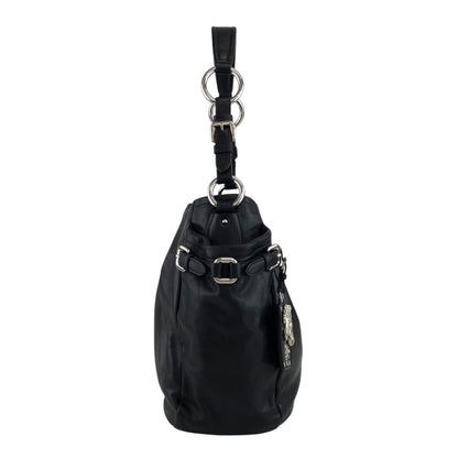 PRADA Logo Handbag Black Vintage 33emnt