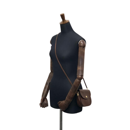 CELINE Triomphe Small Shoulder bag Brown Vintage mgieg8