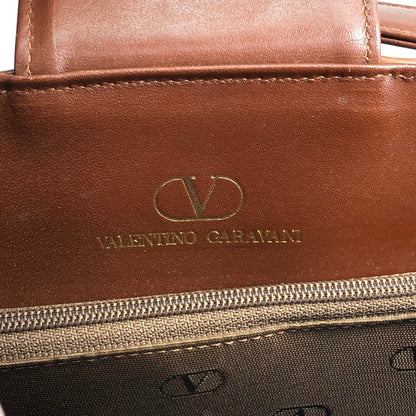 VALENTINO GARAVANI Logo Shoulder bag Brown Vintage 3vzxyh