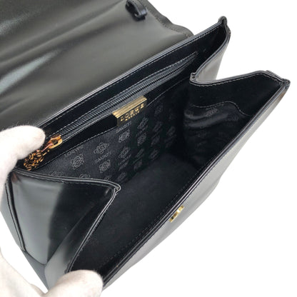 LOEWE Logo Two-way Handbag Shoulder bag Black Vintage 588t4s