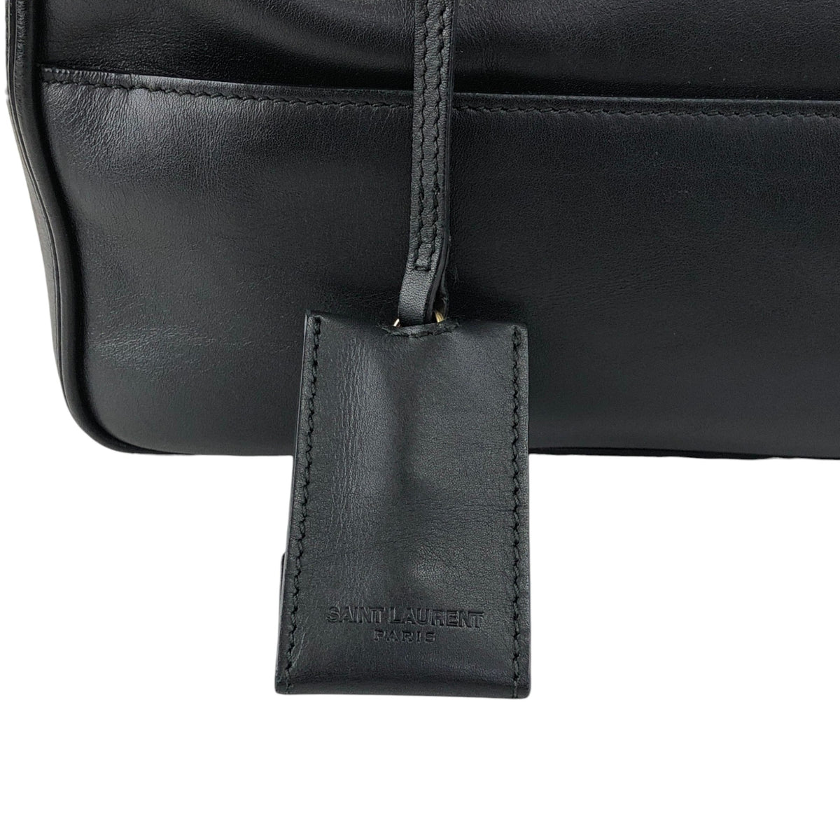 Yves Saint Laurent Two-way Handbag Shoulder bag Black Vintage 5fmarg