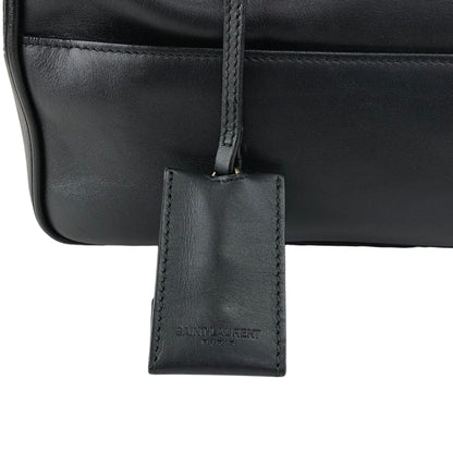Yves Saint Laurent Two-way Handbag Shoulder bag Black Vintage 5fmarg