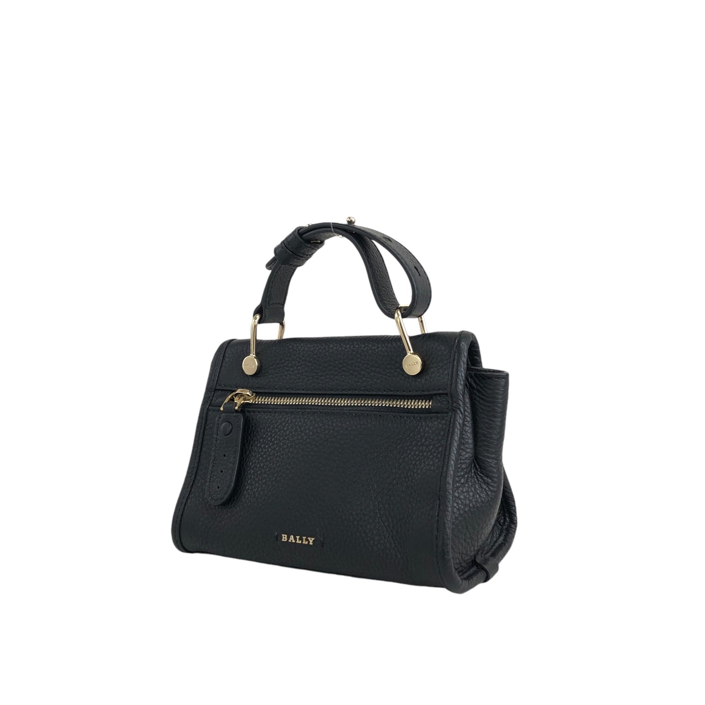 BALLY 雙向小號手提包單肩包黑色復古 zgiefw