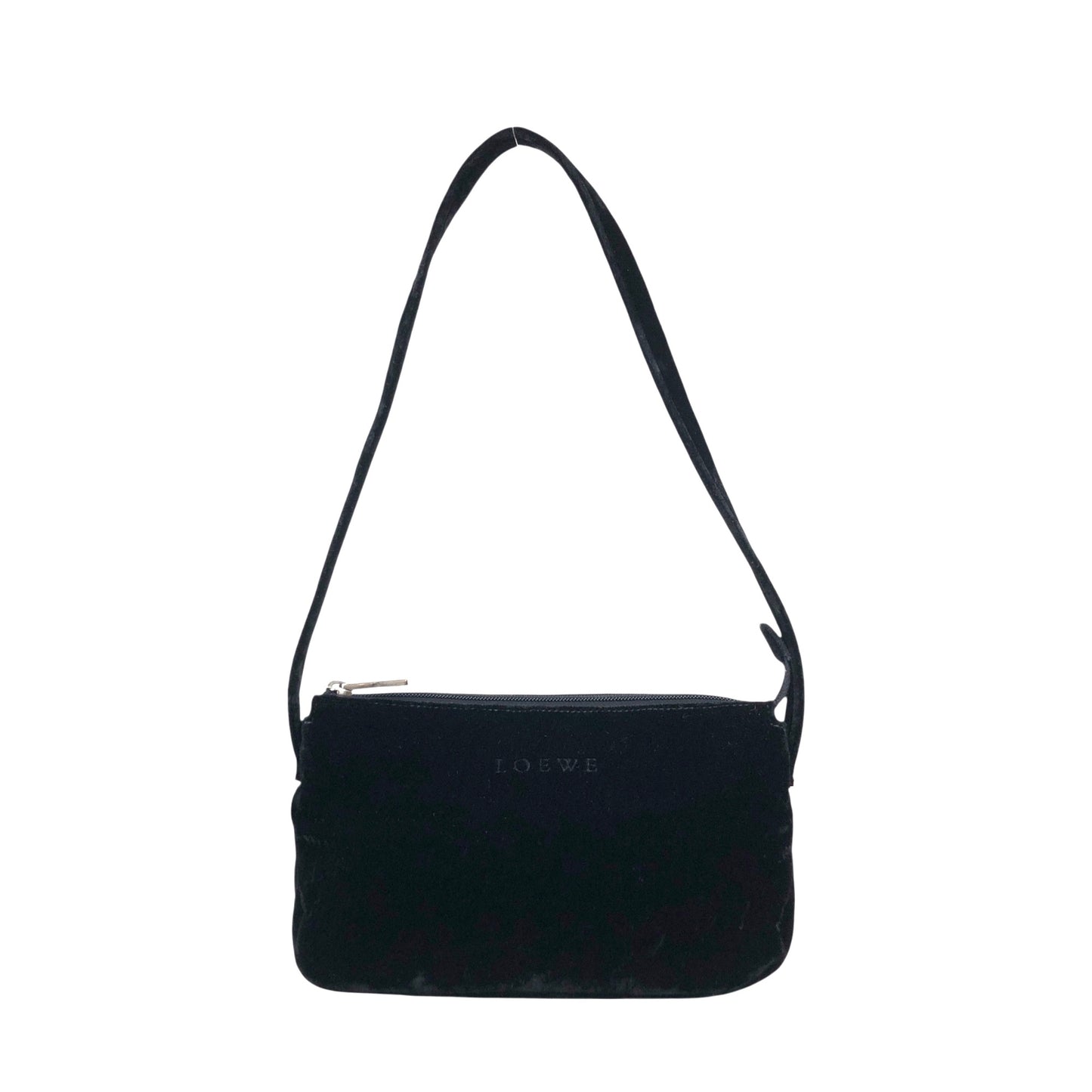 LOEWE Logo Shoulder bag Black Vintage eck8fg