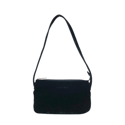 LOEWE Logo Shoulder bag Black Vintage eck8fg