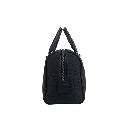 CELINE Small Boston bag Handbag Black Vintage w8thgk