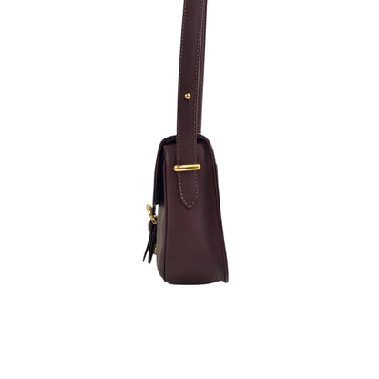 Cartier Front Buckle Shoulder bag Bordeaux Vintage vtcync