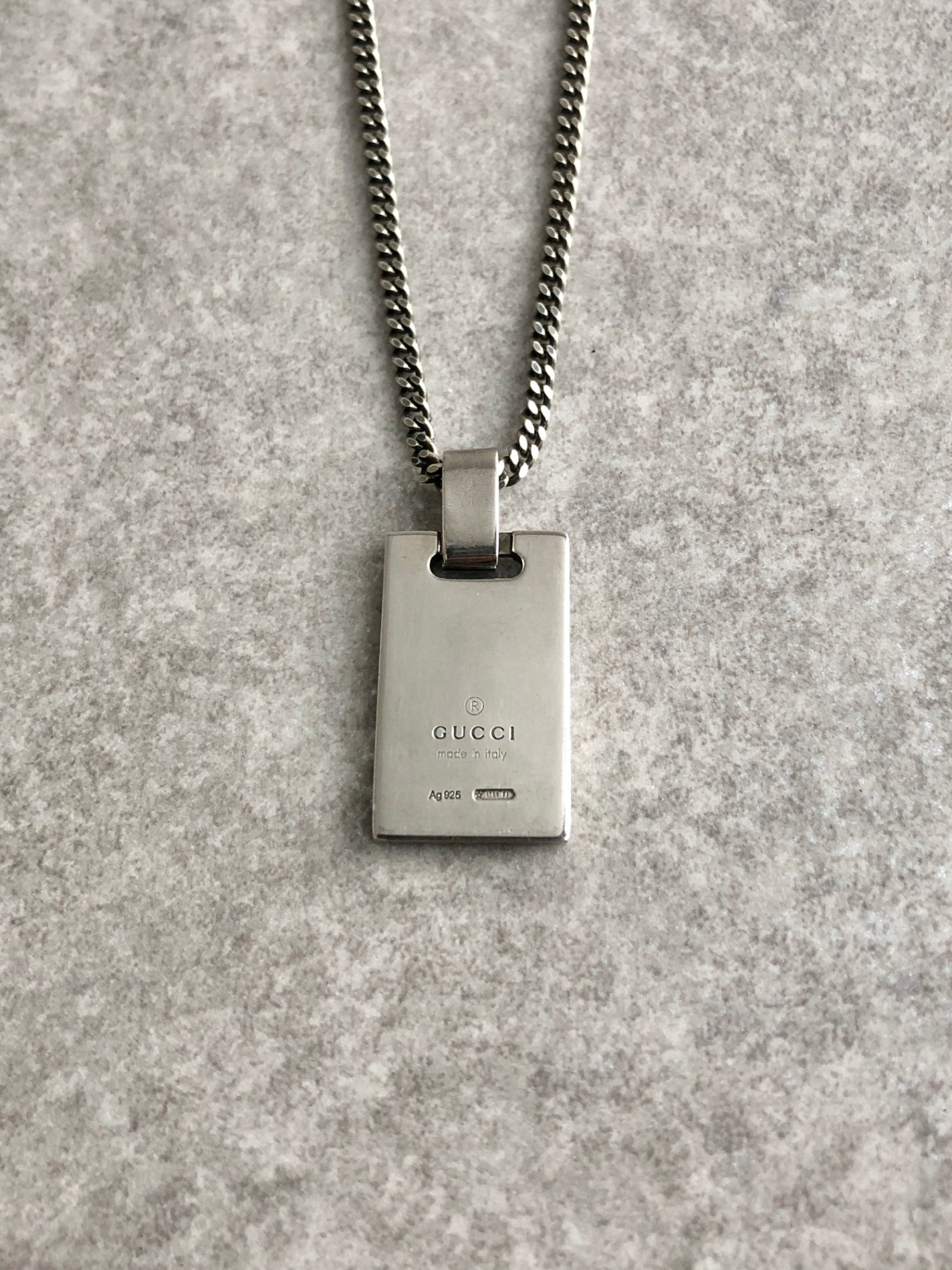 GUCCI Necklace Silver Vintage vvpsmd