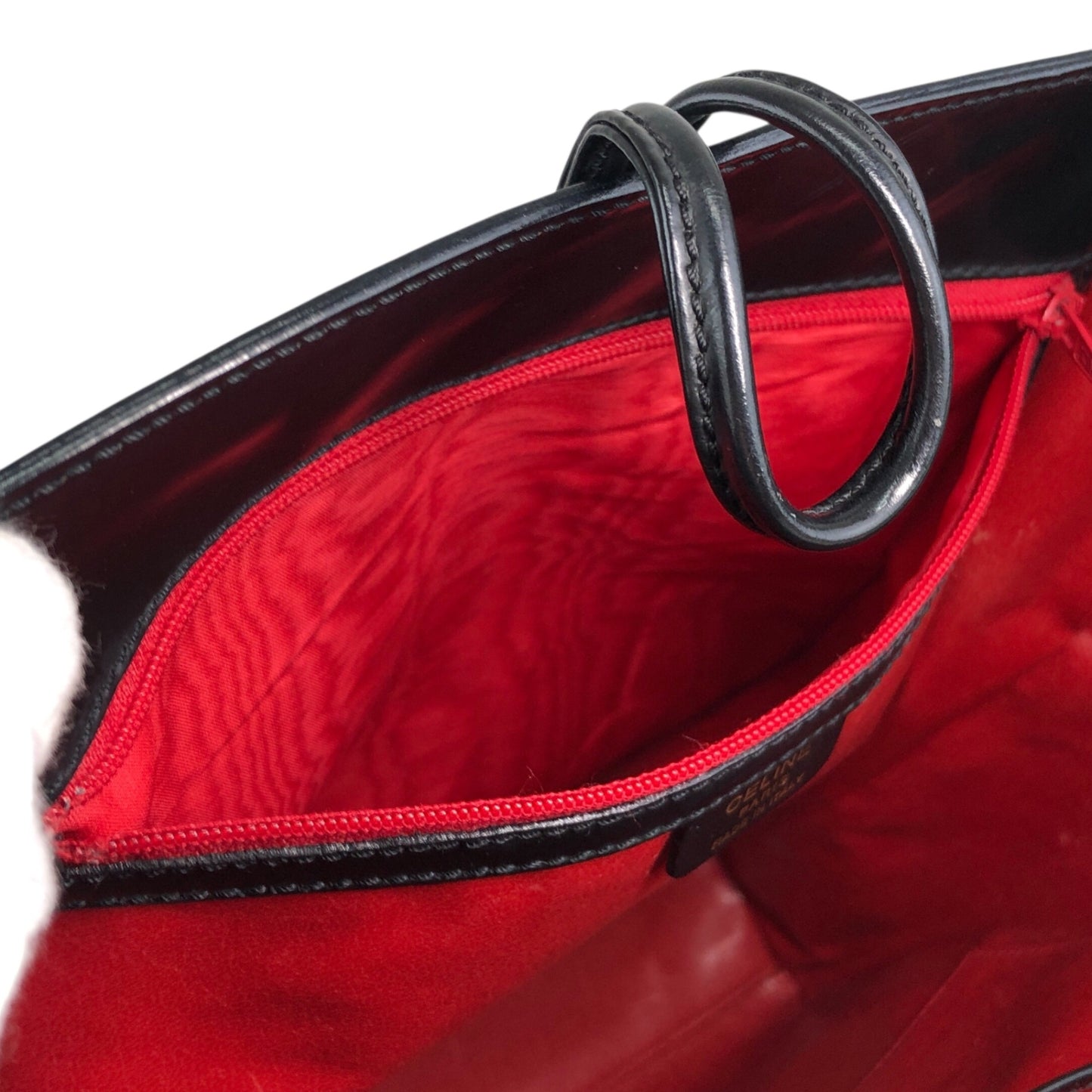 CELINE Starball Shoulder bag Black Vintage eay7uv