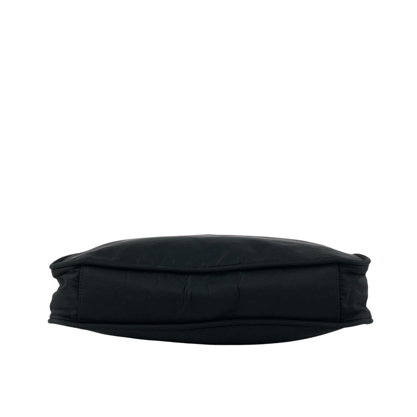 PRADA Tessuto Triangle Logo Totebag Black Vintage 4ica5v