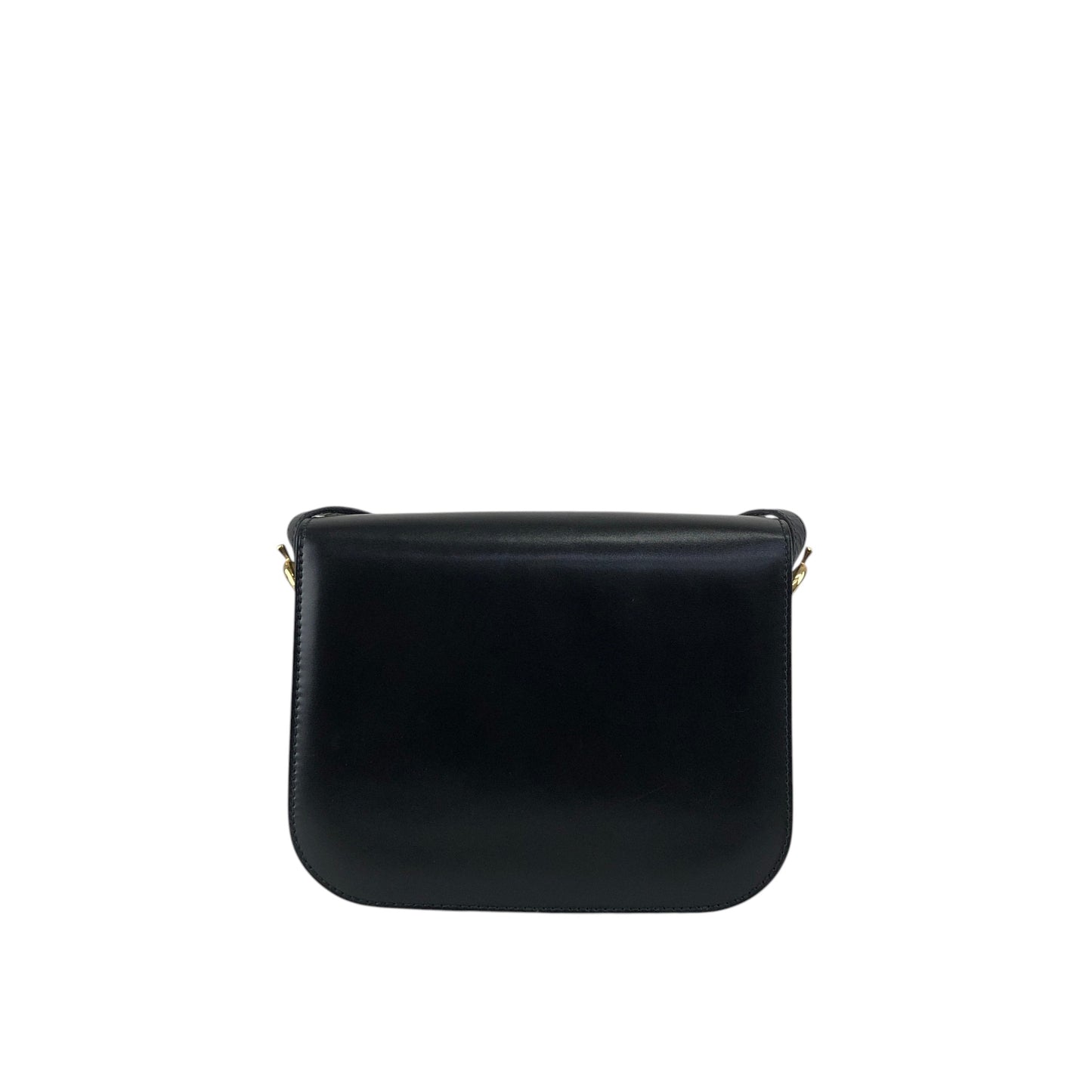 CELINE Horse Carriage Shoulder bag Black Vintage gr8nyt