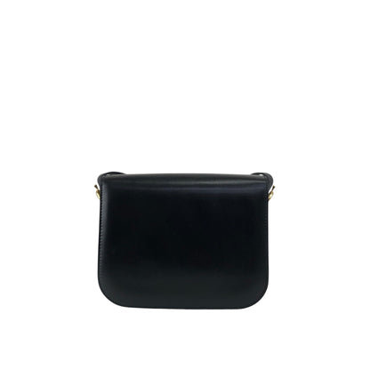 CELINE Horse Carriage Shoulder bag Black Vintage gr8nyt