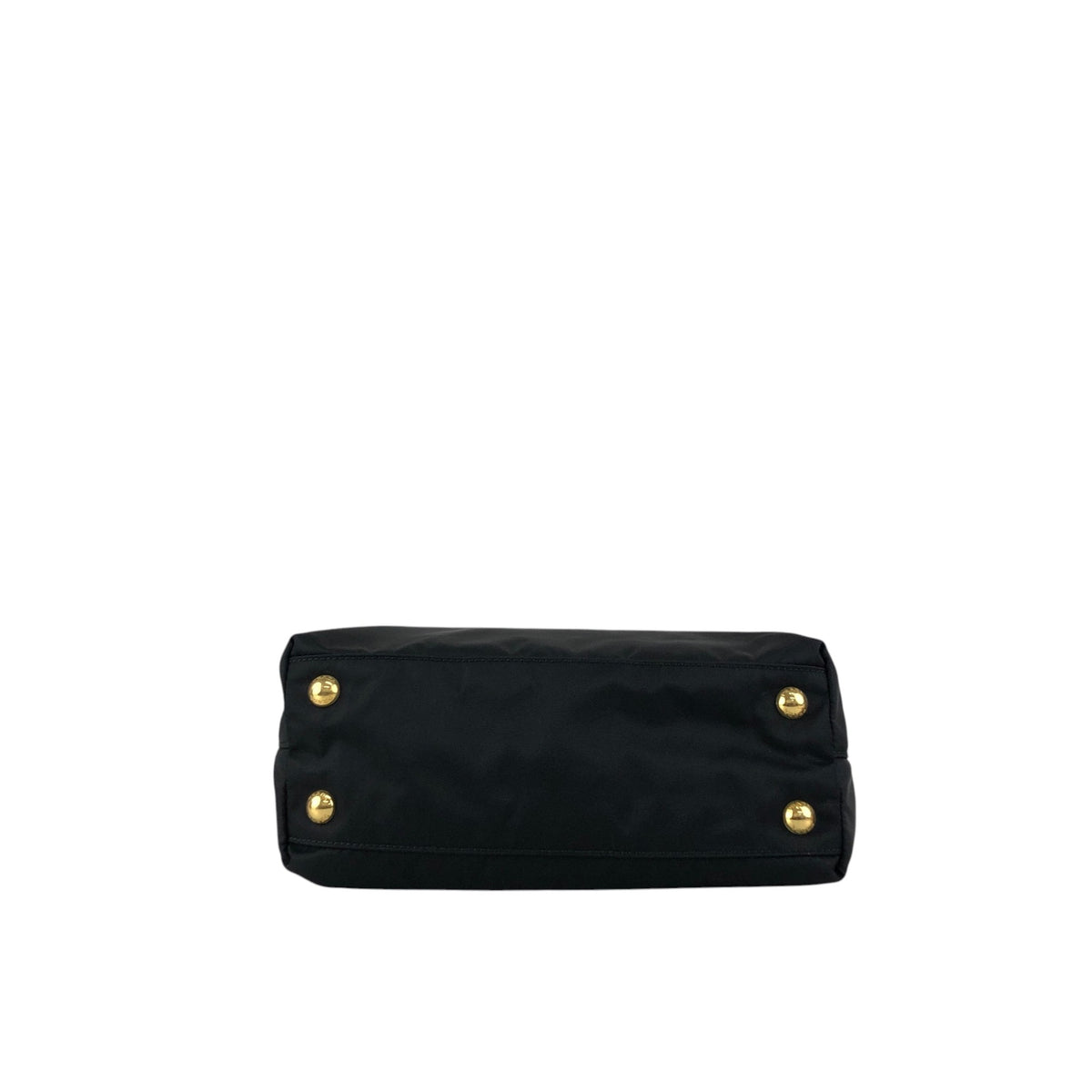 PRADA Tessuto Triangle Logo Totebag Black Vintage 3j825h