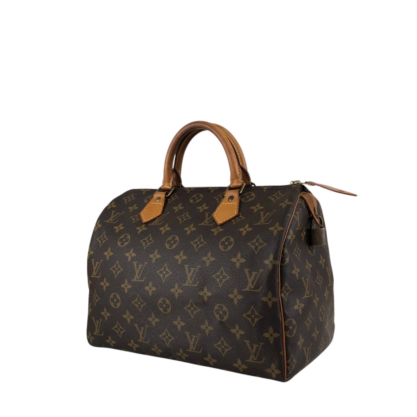LOUIS VUITTON Monogram Small Boston bag Handbag Brown Vintage u4jnak