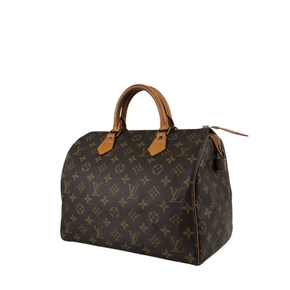 LOUIS VUITTON Monogram Small Boston bag Handbag Brown Vintage u4jnak