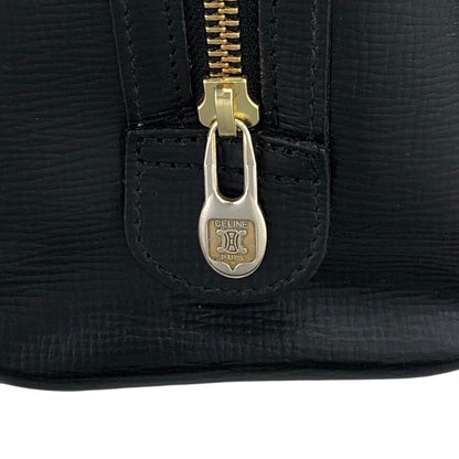 CELINE Blason Two-way Boston bag Shoulder bag Black Vintage cju3i5