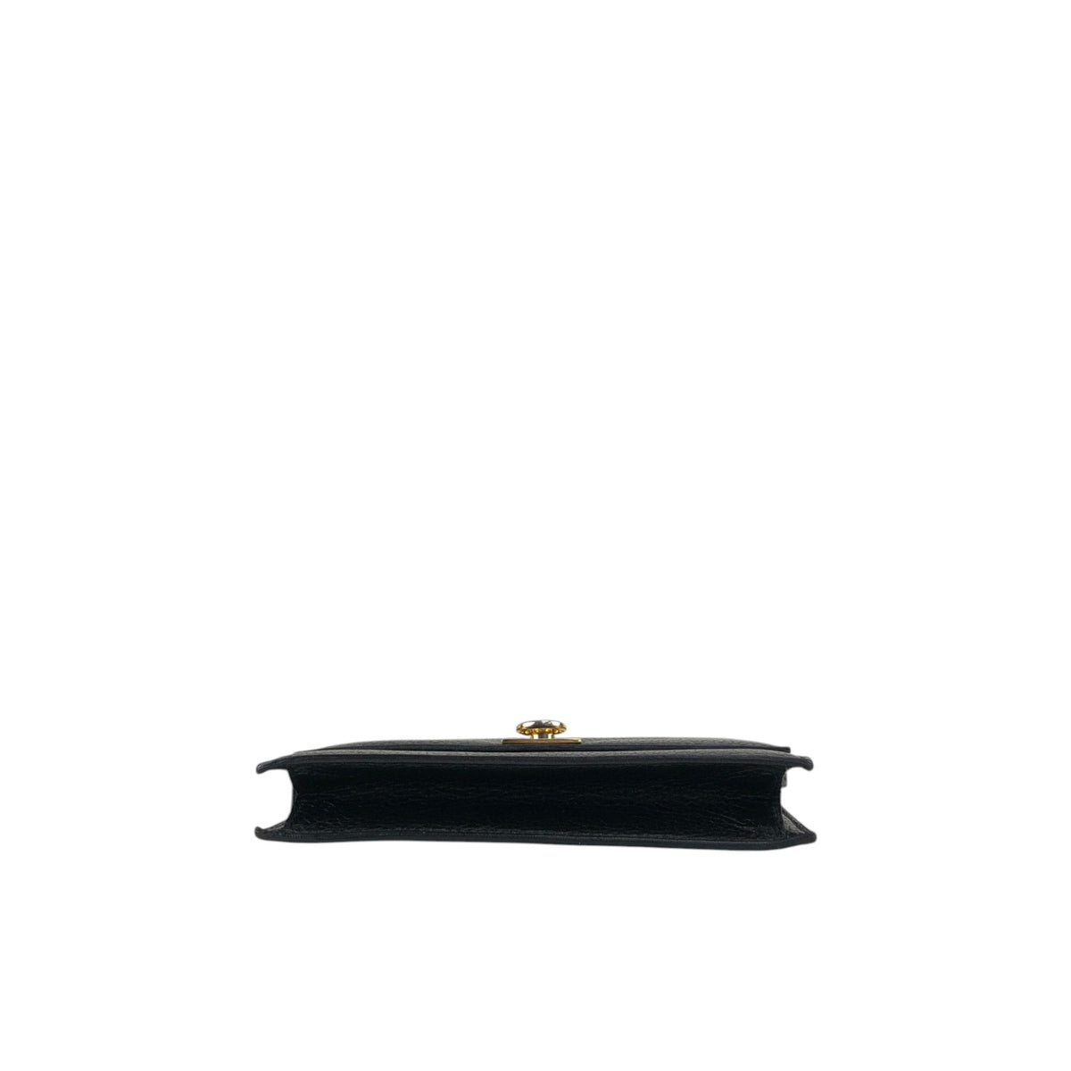 CELINE Gancini Shoulder bag Black Vintage 5hj33y