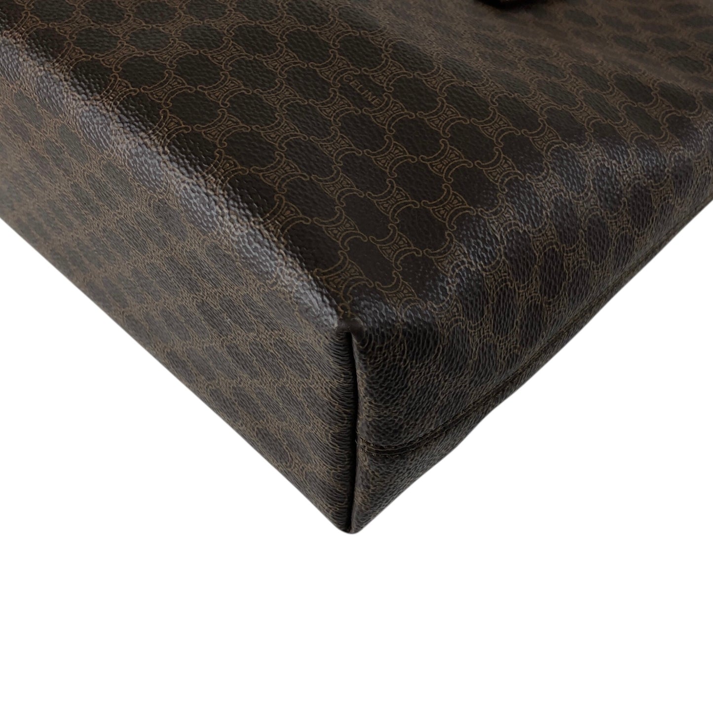 CELINE Macadam Totebag Brown Vintage z8cjjc