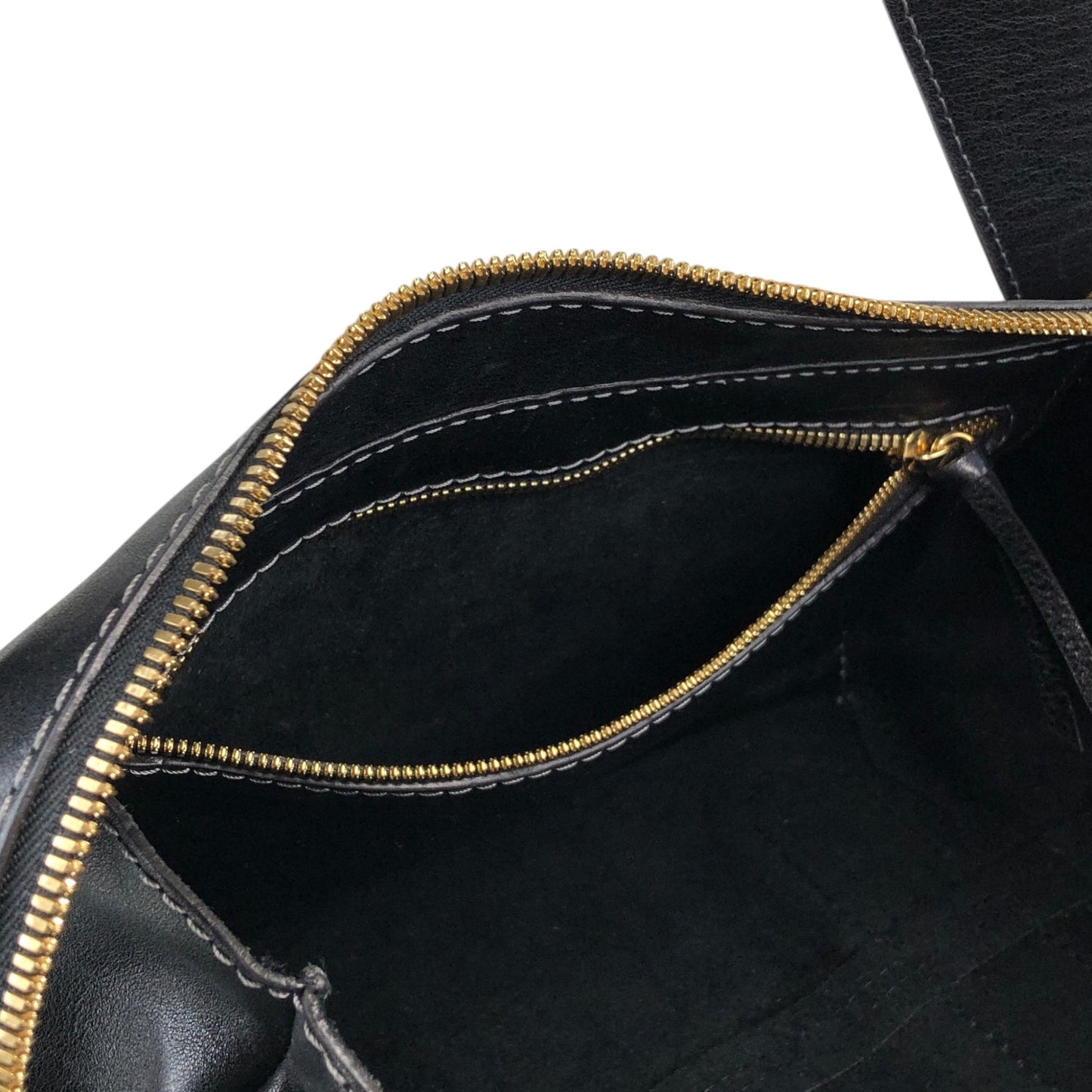 LOEWE Anagram Handbag Black Vintage x7a23e