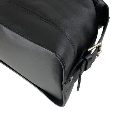 CELINE Blason Shoulder bag Black Vintage ftjas7