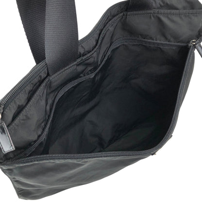 PRADA Tessuto Triangle Logo Totebag Black Vintage gc7j3j