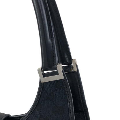 GUCCI Jackie Handbag Totebag Black Vintage xn56ma