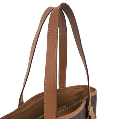 CELINE Macadam Blason Handbag Shoulder bag Brown Vintage hzzr6z