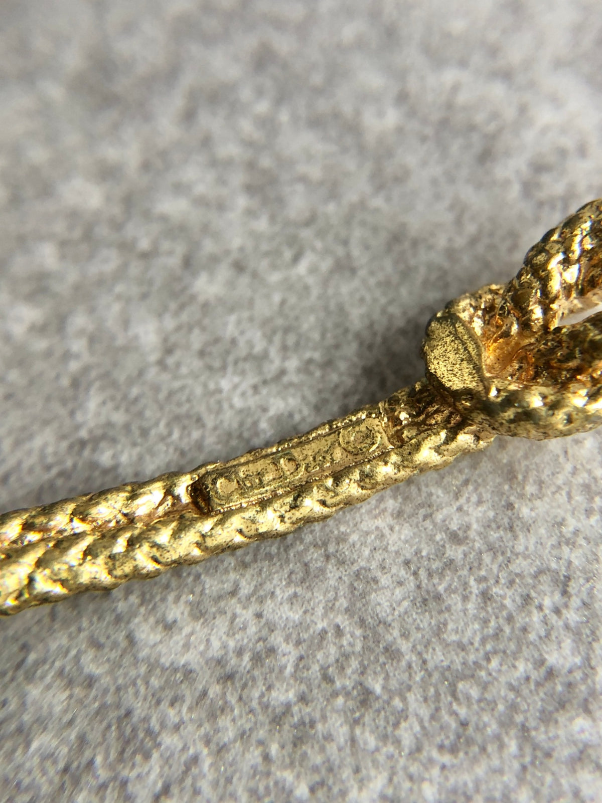 Christian Dior Bracelet Gold Vintage vh5yfe