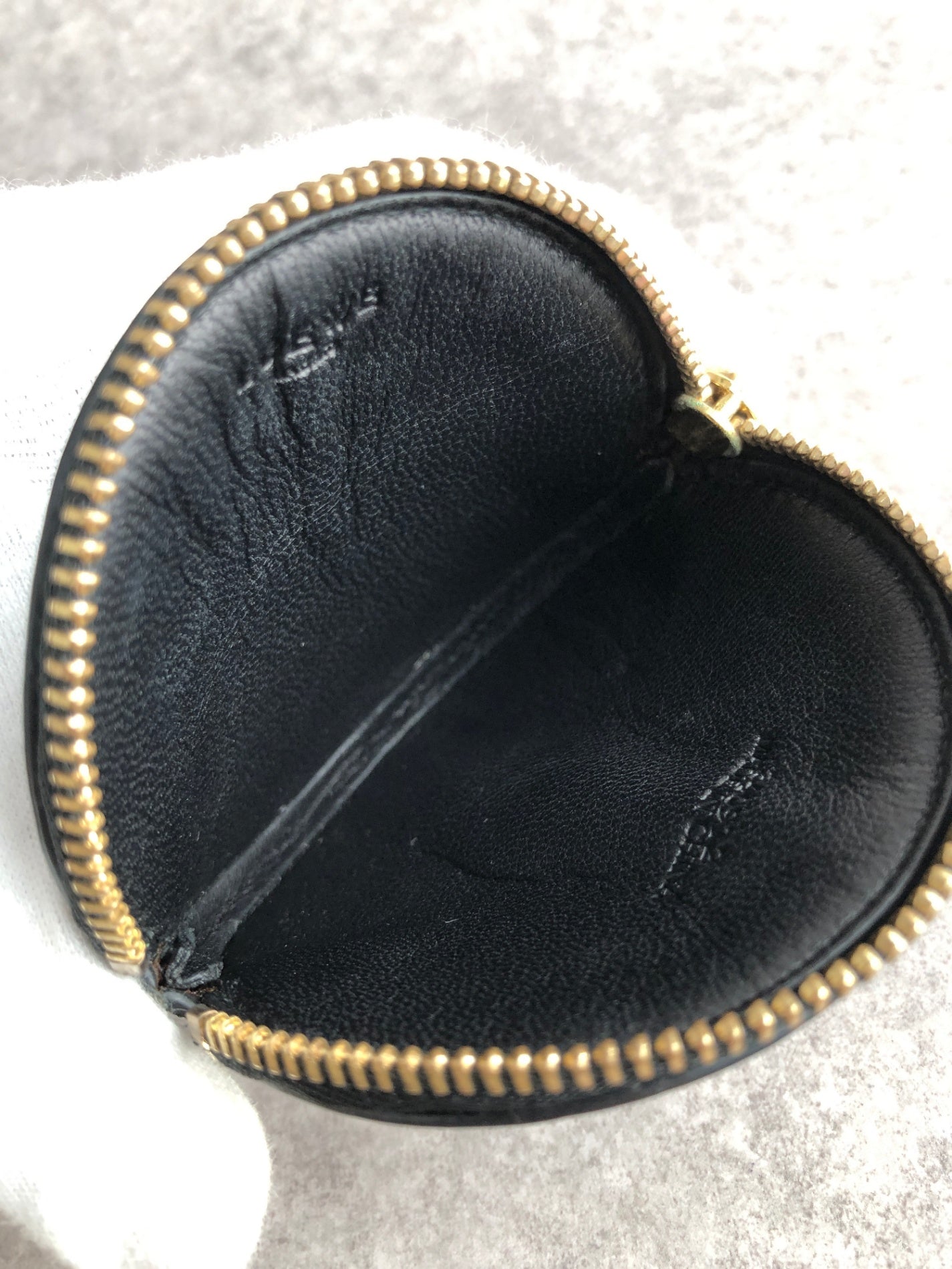 LOEWE Anagram Coin Purse Black Vintage 84bggt