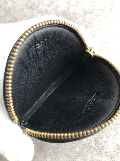 LOEWE Anagram Coin Purse Black Vintage 84bggt