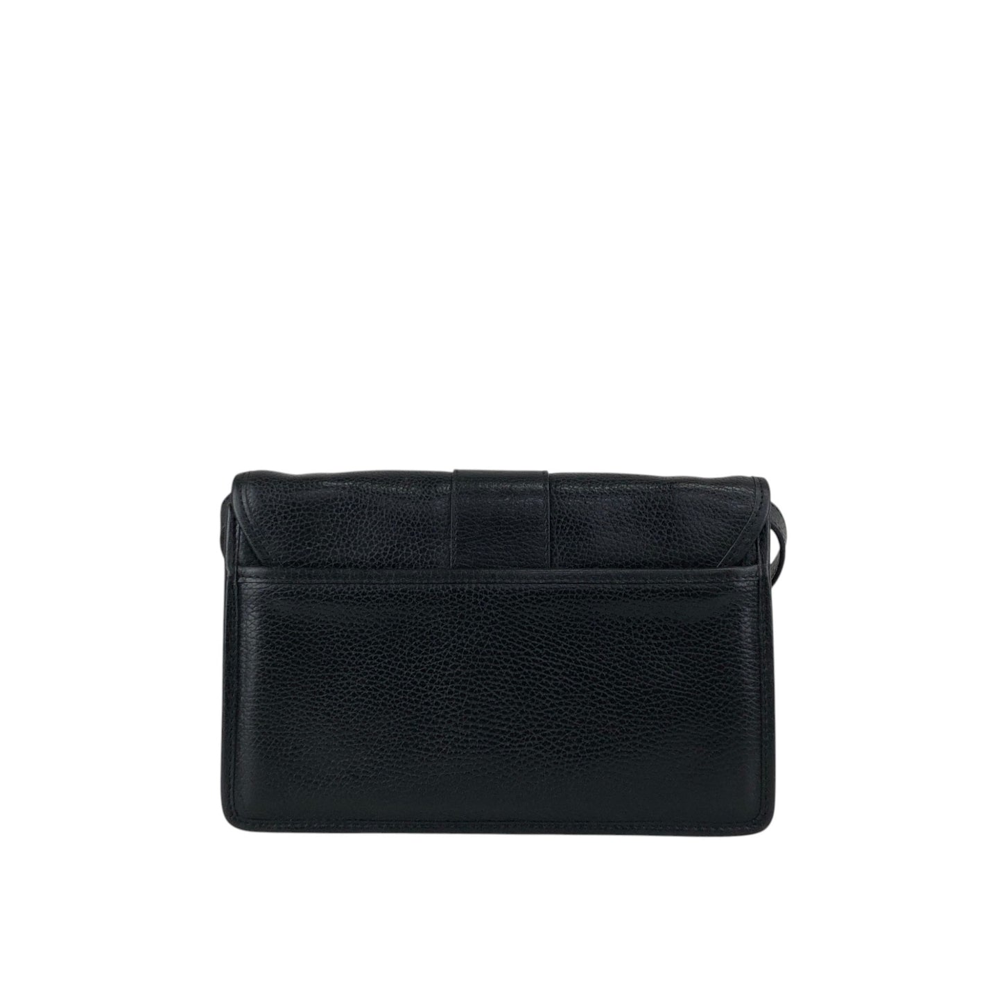 CELINE Gancini Shoulder bag Black Vintage 2tmayw