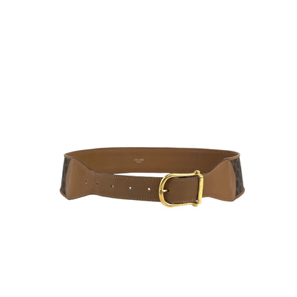 CELINE Macadam Belt Brown Vintage tzt2w3