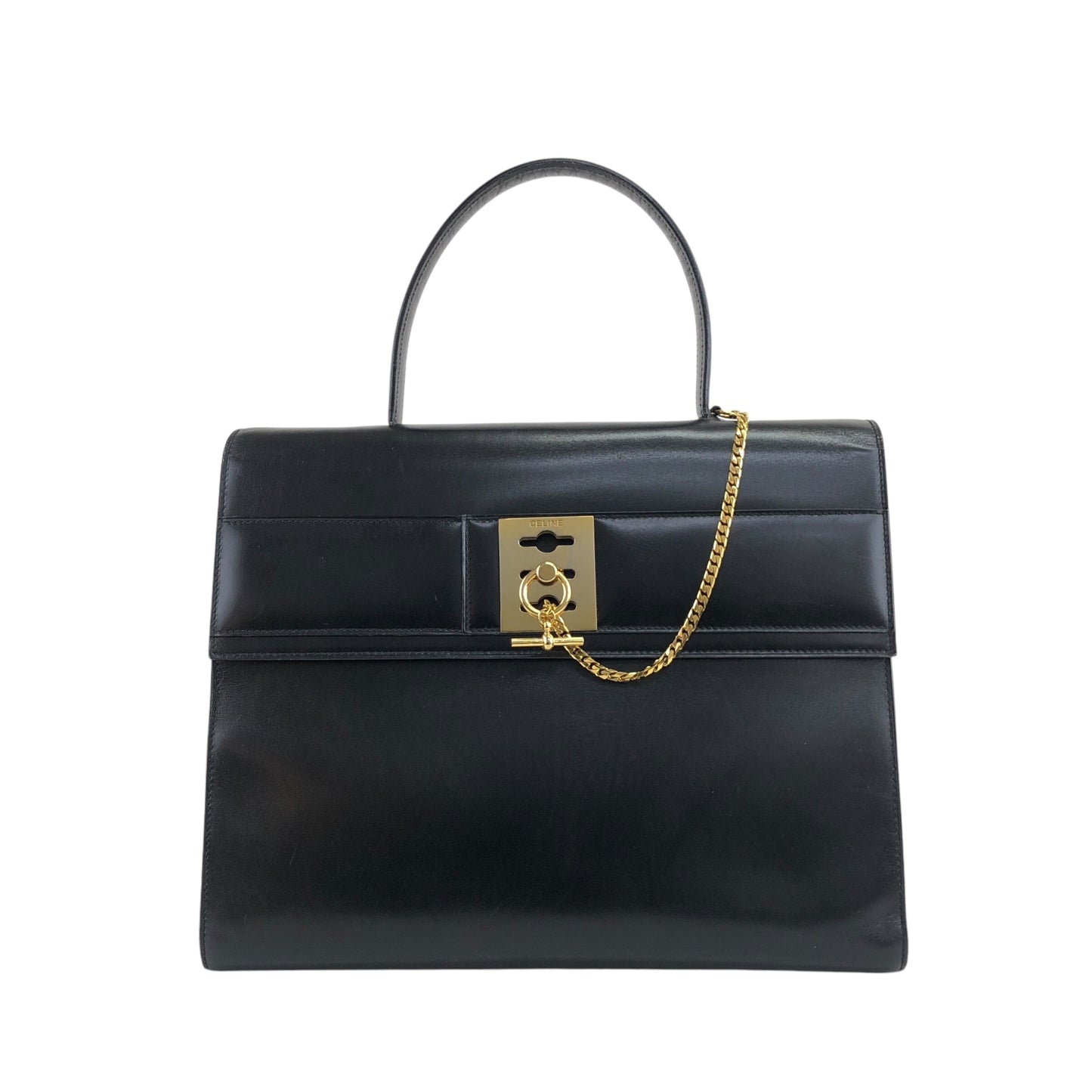 CELINE Toggle Clasp Black Vintage dwsf2b