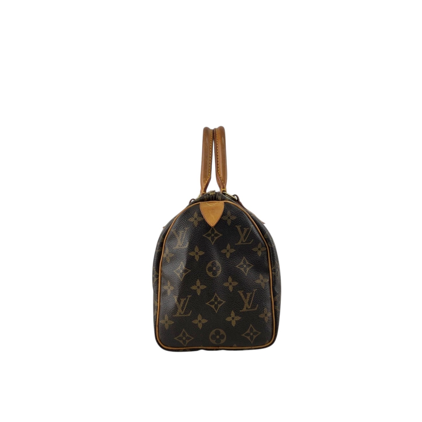 LOUIS VUITTON Monogram Small Boston bag Handbag Brown Vintage b6fmua