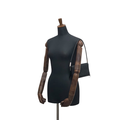 GUCCI Interlocking GG Canvas Shoulder bag Black Vintage 2tc23f