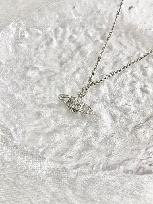 Vivienne Westwood Necklace Silver Vintage imxs8r