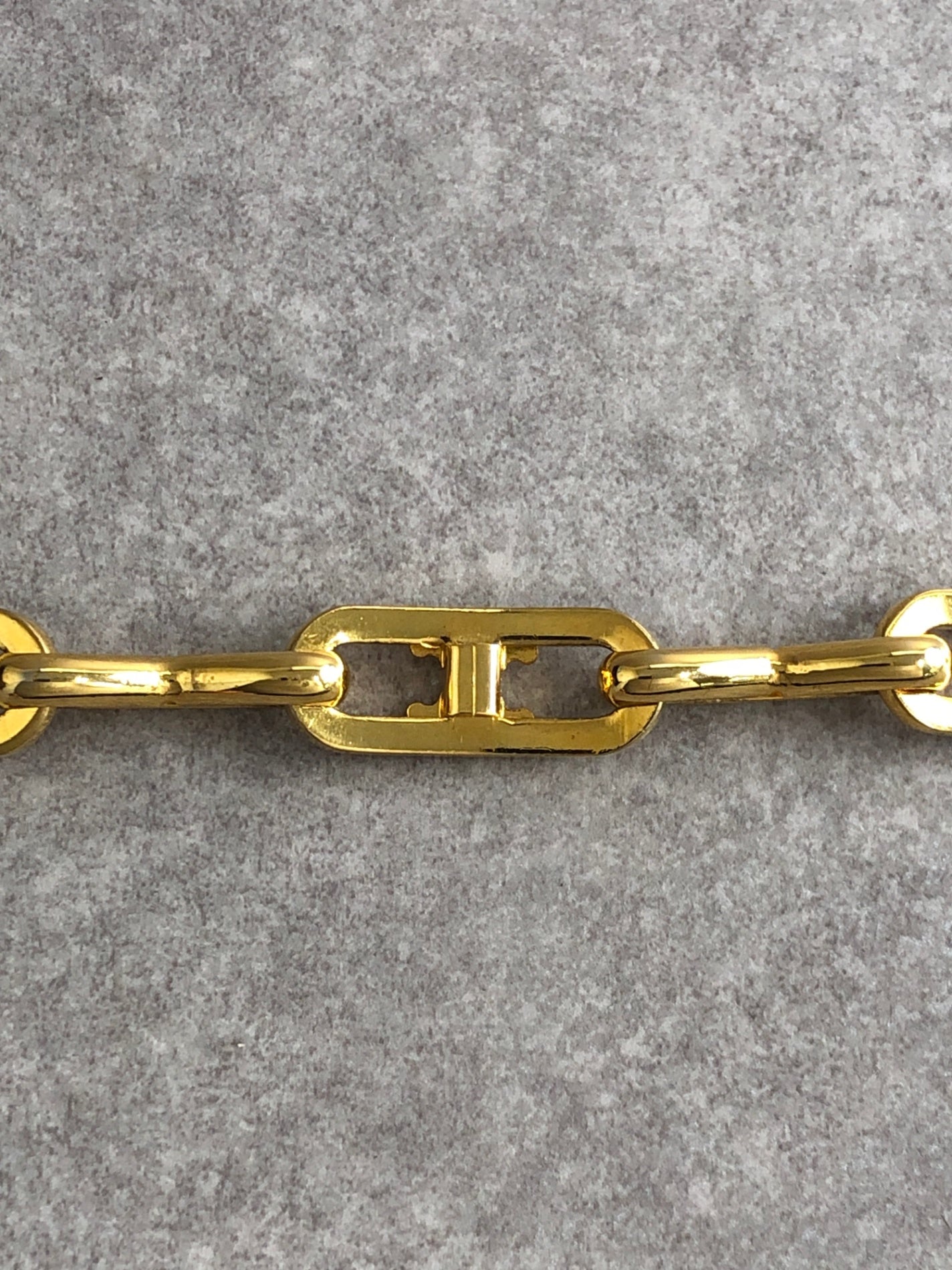 CELINE Blason Bracelet Gold Vintage smvanf