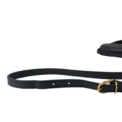 GUCCI Horse Bit Small Shoulder bag Black Vintage wevswd