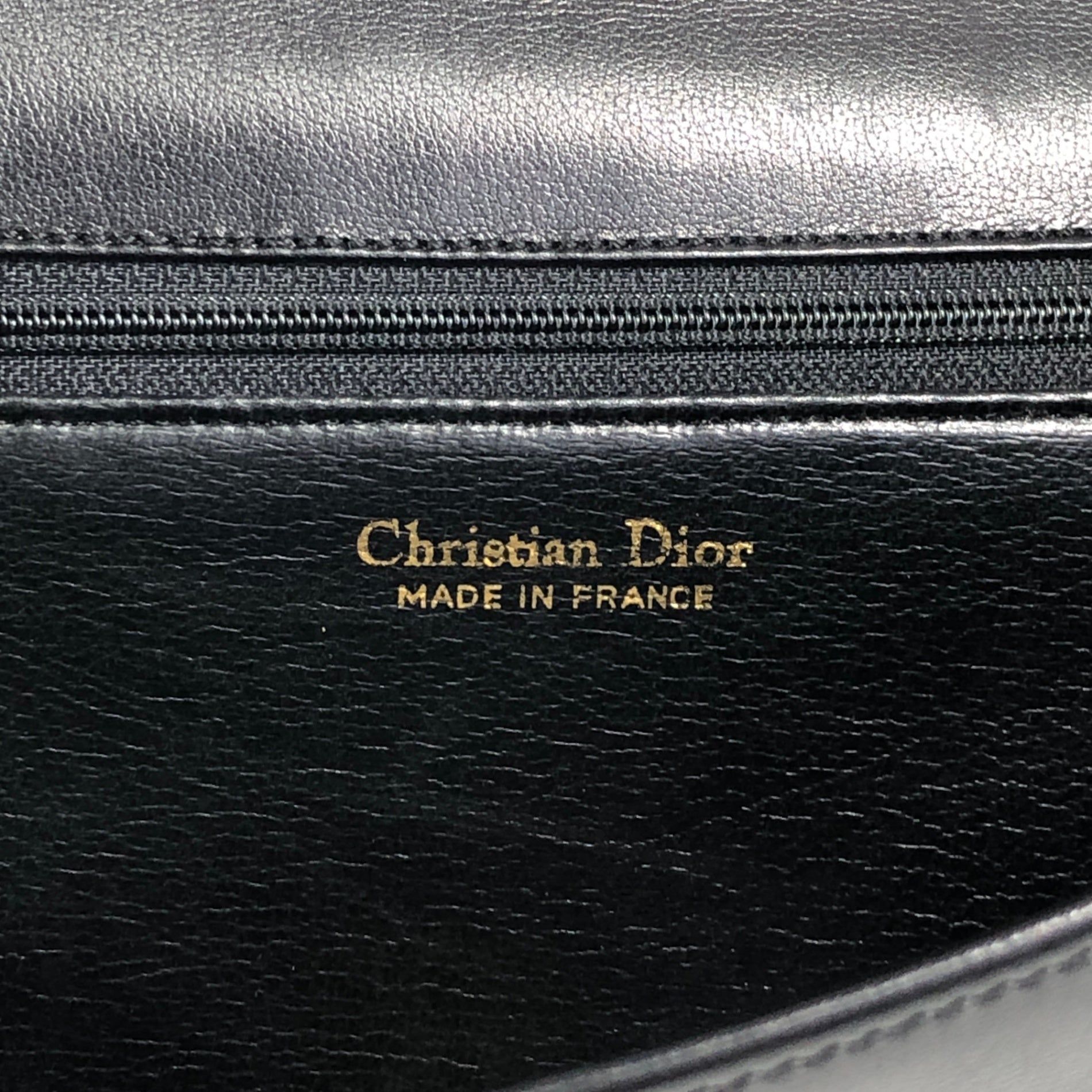 Christian Dior CD Logo Shoulder bag Black Vintage fkd5wp