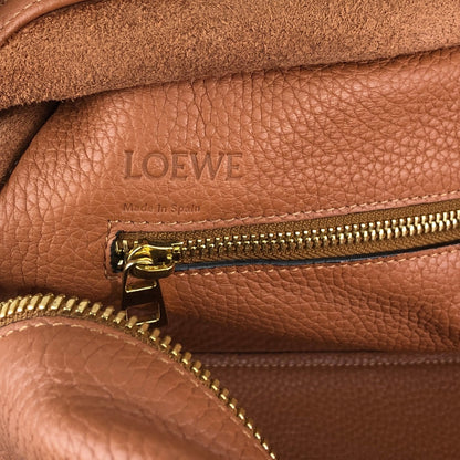 LOEWE Amazona36 Anagram Handbag Boston bag PinkBrown Vintage 2x2n6u