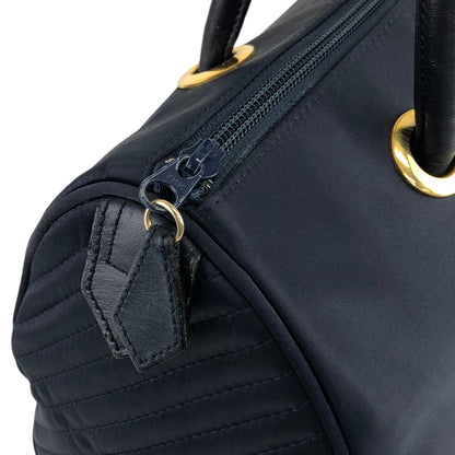 Yves Saint Laurent YSL 標誌手袋波士頓包海軍藍復古 6dix6x