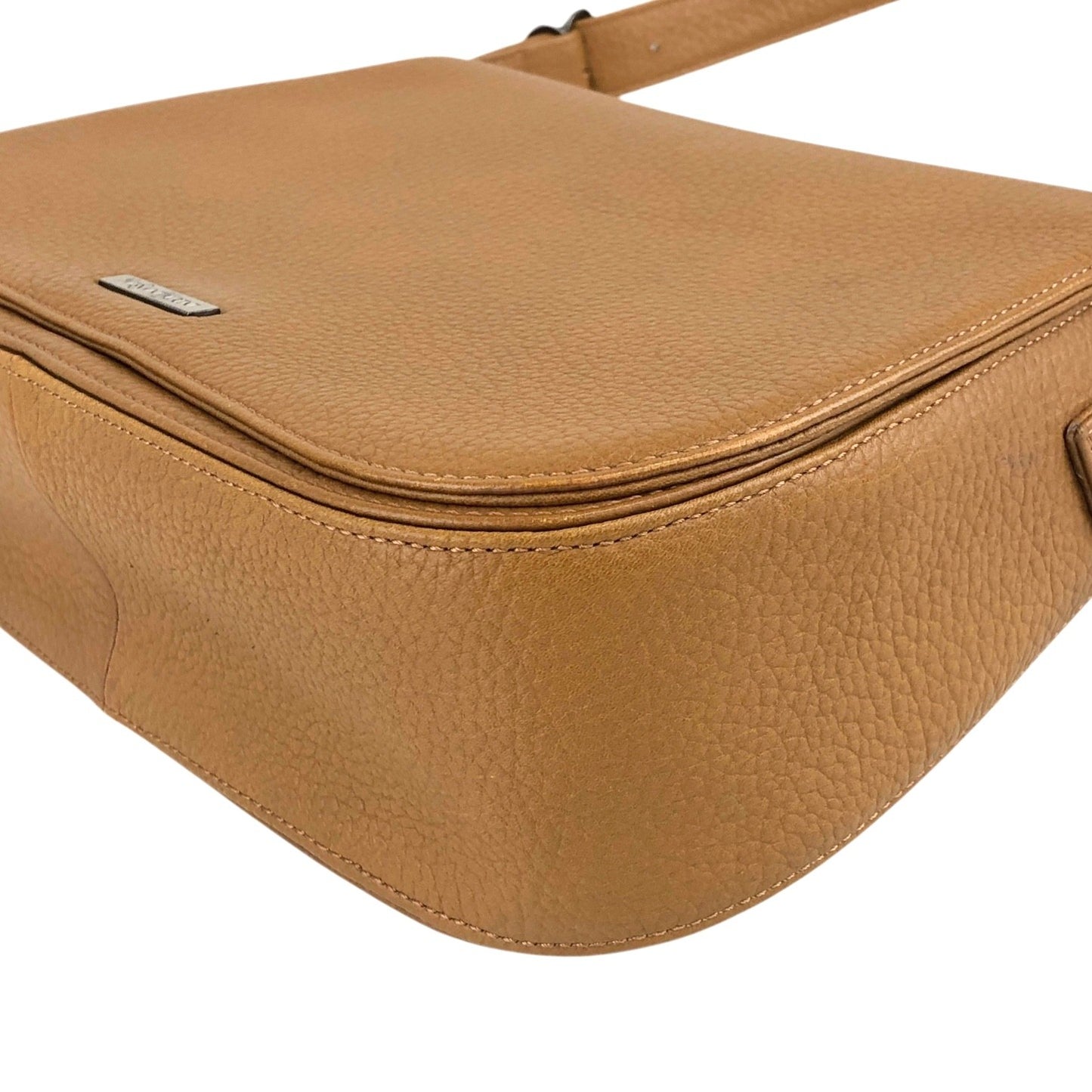 Yves Saint Laurent Logo Shoulder bag Brown Vintage 24deyg